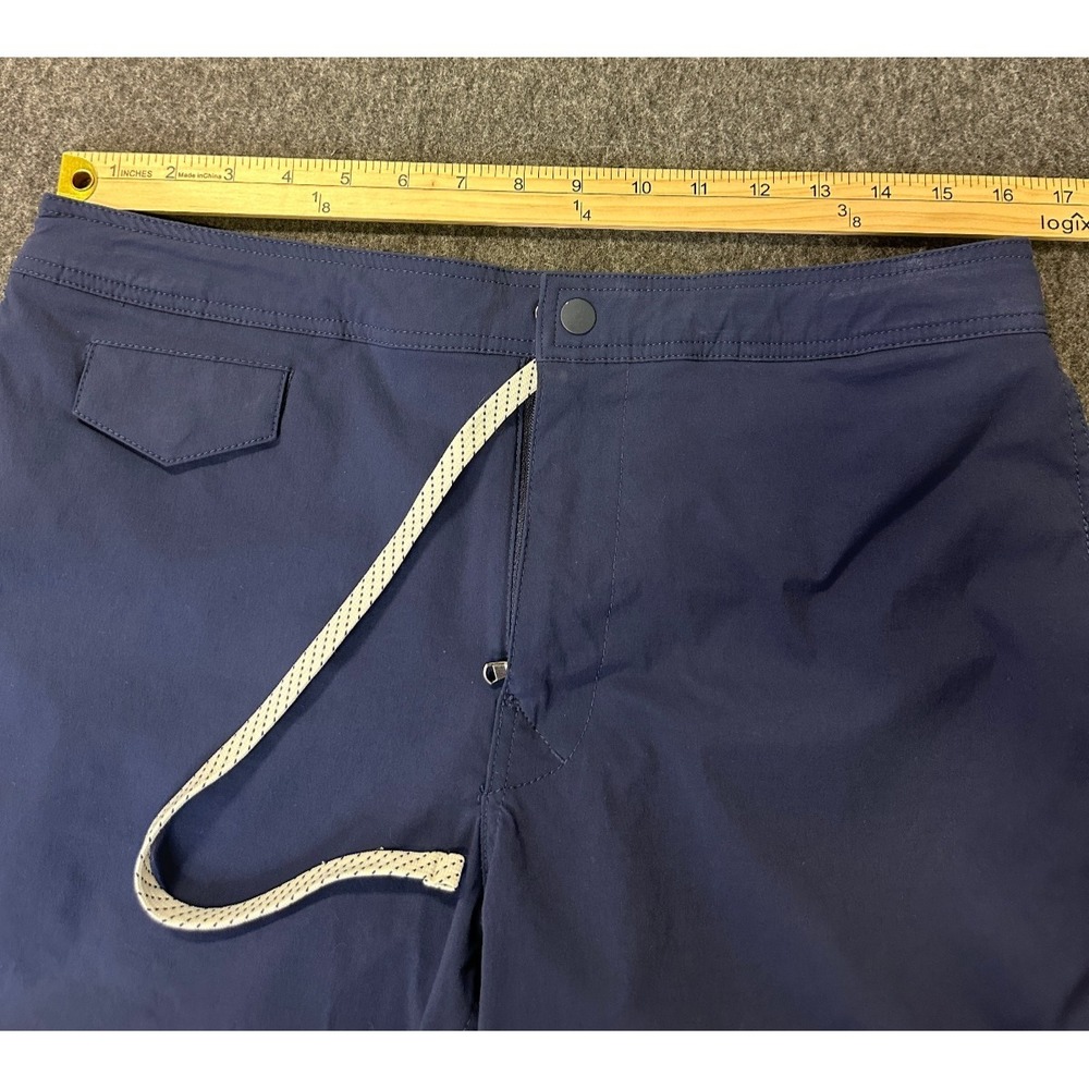 J. Crew Men's Eco Pool Shorts Swim Trunks Navy Blue 7" Inseam J0057 Size 32 - Picture 7 of 16